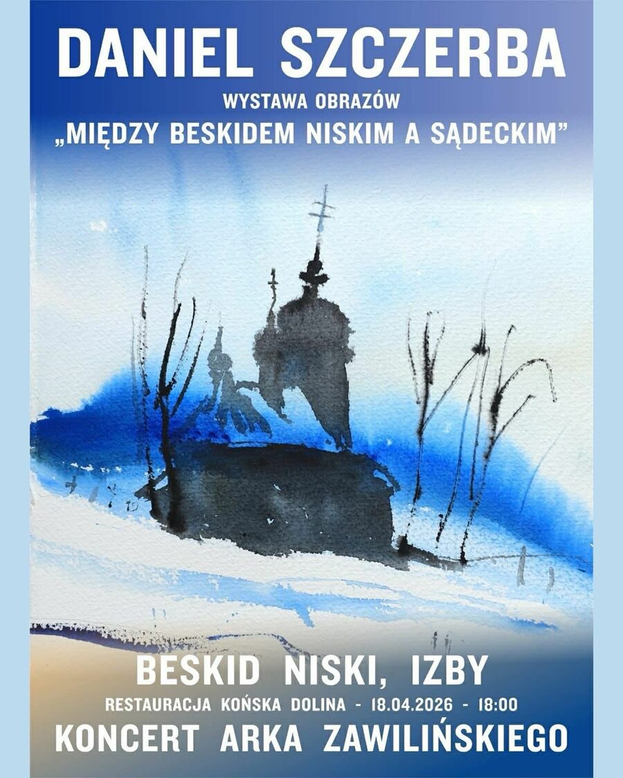 Wystawa obrazów Daniela Szczerby oraz koncert Arka Zawilińskiego