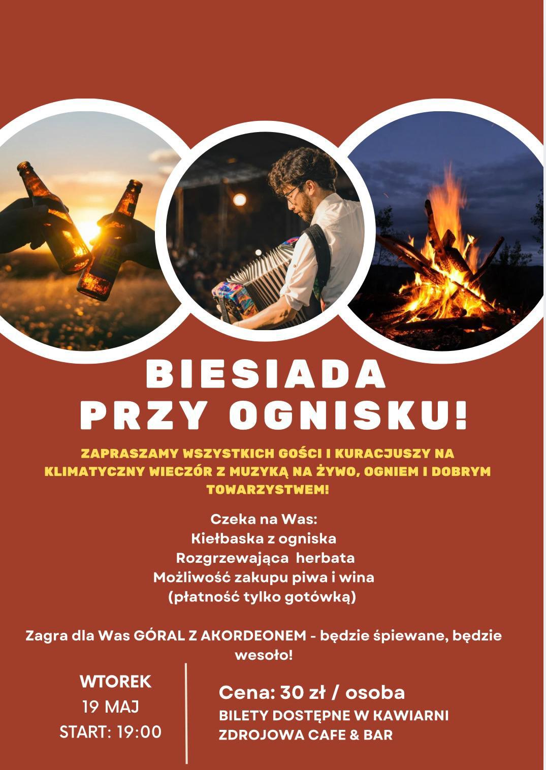 Biesiada przy ognisku