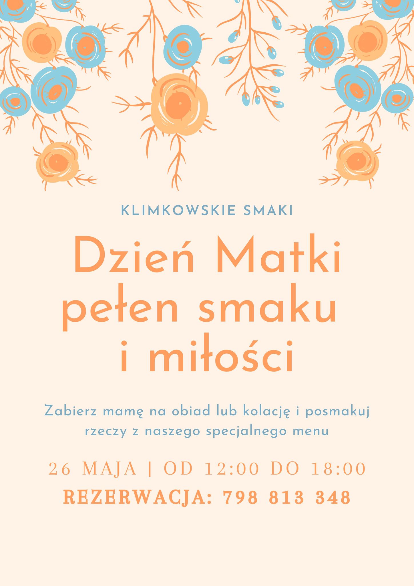 Dzień Matki w Klimkowskich Smakach