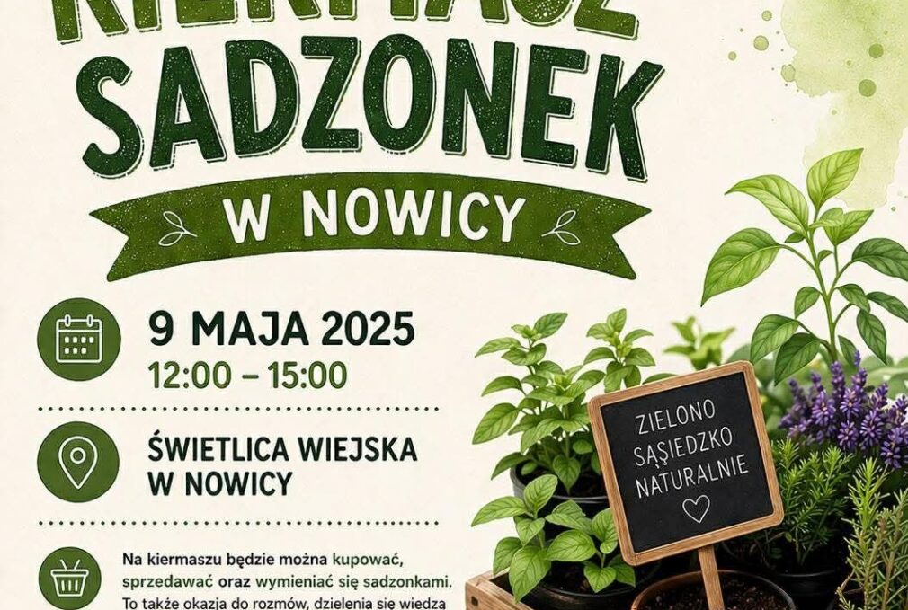Sąsiedzki Kiermasz sadzonek w Nowicy
