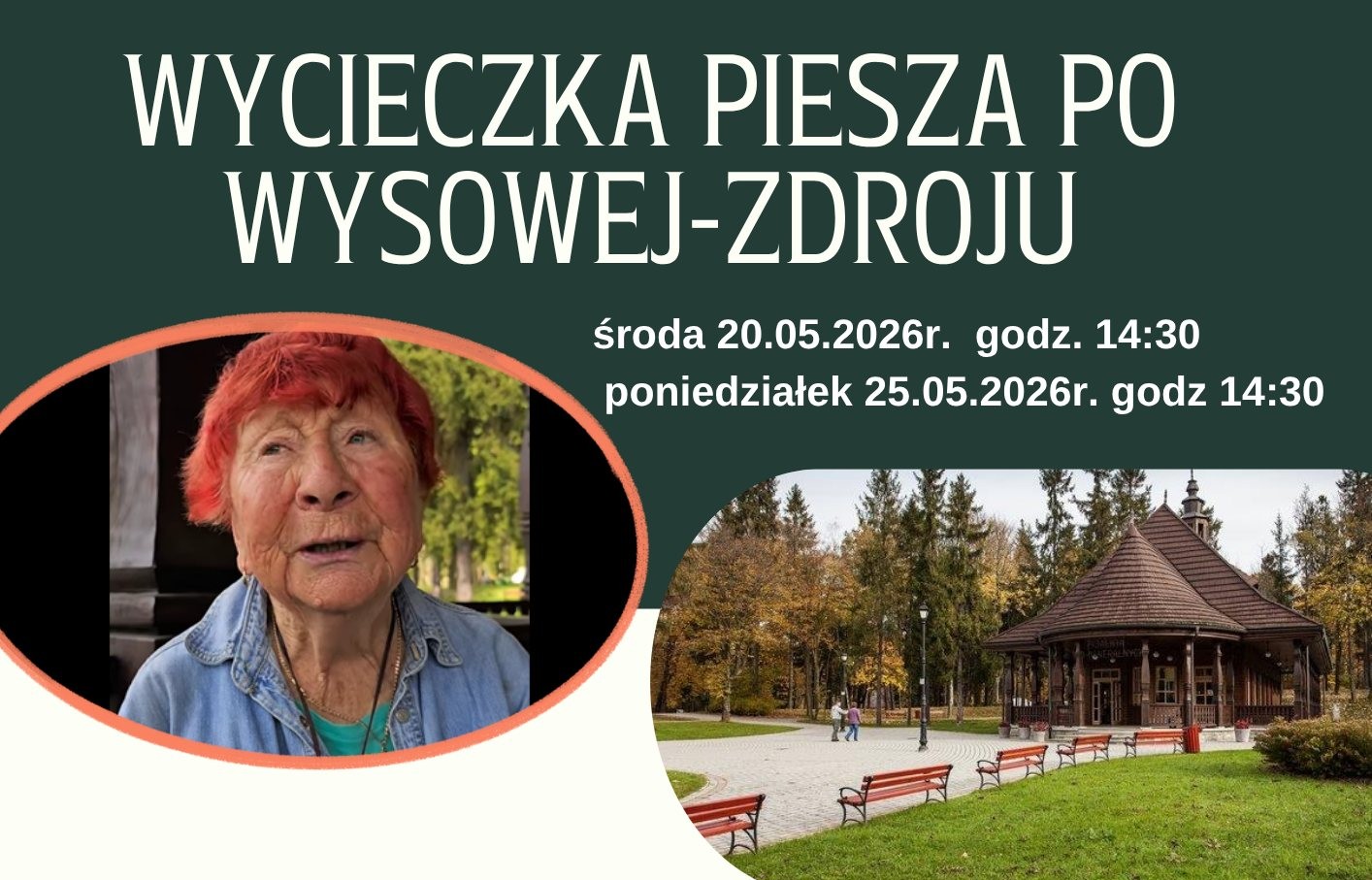 Wycieczka piesza po Wysowej-Zdroju