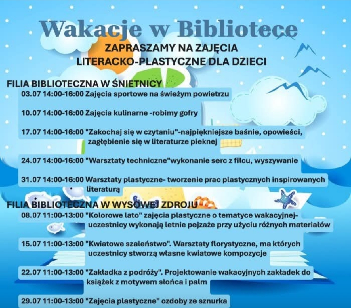 Wakacje w Bibliotece