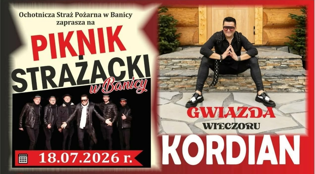 Piknik strażacki w Banicy